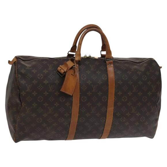 LOUIS VUITTON Monogram Keepall 55 Boston Bag M41424 - Picture 1 of 16